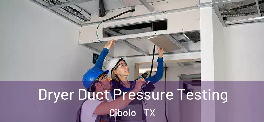  Dryer Duct Pressure Testing Cibolo - TX